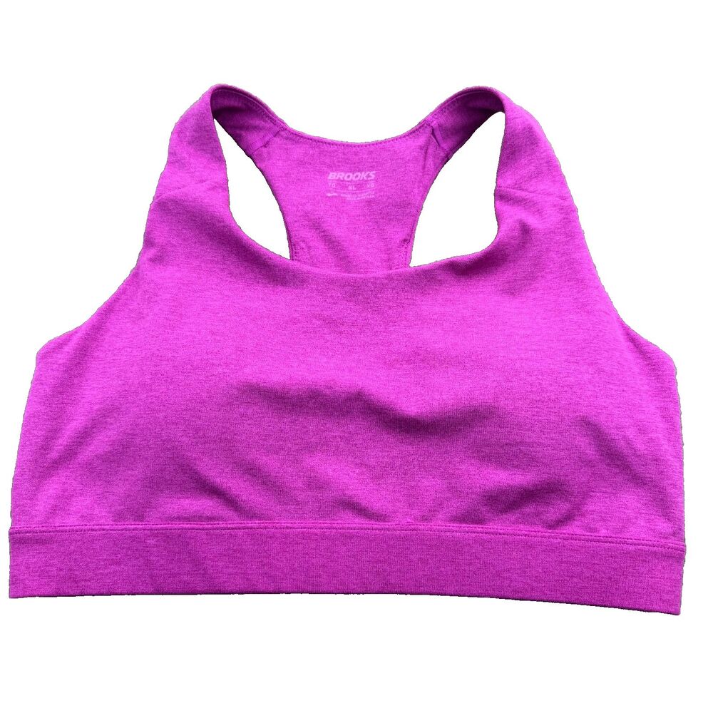 Brooks Sports Bra Women's Xl Hot Pink Removable Padding